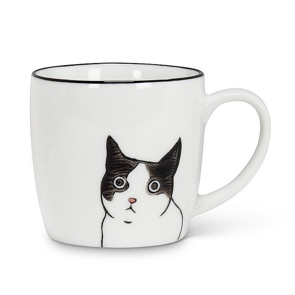 Abbott Collection AB 27 BOSTON MUG 3 in. Dog Face Nigeria